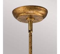 Elstead Lampada a sospensione Sun King, finitura in lamina d'oro ELSTEAD