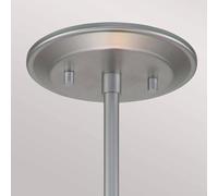 Elstead Lampada a sospensione Ziggy Medium, Ø 40 cm, argento ELSTEAD