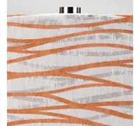 Elstead Lighting Milo lampada da tavolo 1x60 W bianco-nichel-arancione-crema MILO-PN-TL-LORA
