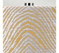 Elstead Lampada da tavolo Milo, nichel-bianco-giallo ELSTEAD