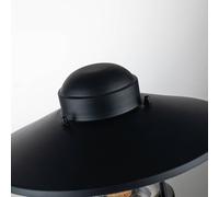 Elstead Lampioncino Klampenborg, nero, sensore PIR, IP44 ELSTEAD