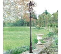 Elstead Lampione Wilmslow nero 1 luce altezza 82,5cm ELSTEAD