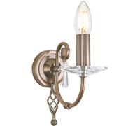 Elstead Lighting Aegean lampada da parete 1x60 W ottone AG1-AGED-BRASS