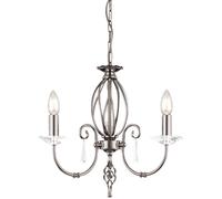 Elstead Lighting Aegean lampada sospesa 3x60 W nichel AG3-POL-NICKEL
