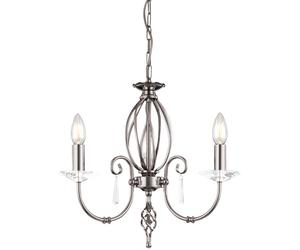 Elstead Lighting Aegean lampada sospesa 3x60 W nichel AG3-POL-NICKEL