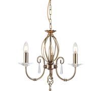 Elstead Lighting Aegean lampada sospesa 3x60 W ottone AG3-AGED-BRASS