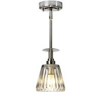 Elstead Lighting Agatha lampada sospesa 1x3 W nichel BATH-AGATHA1P-BN