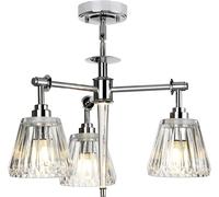 Elstead Lighting Agatha lampada sospesa 4x3 W cromo BATH-AGATHA3P-PC