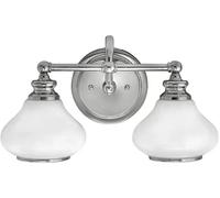 Elstead Lighting Ainsley lampada da parete 2x3 W cromo HK-AINSLEY2-BATH