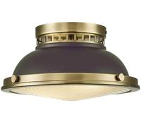 Elstead Lighting Amelia lampada da soffitto 2x40 W marrone HK-AMELIA-F-M-RB