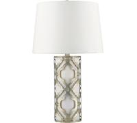 Elstead Lighting Arabella lampada da tavolo 1x100 W bianco-argento GN-ARABELLA-TL-S