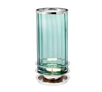 Abatjour Contemporanea Arno Acciaio Nichel Lucido Vetro 1 Luce Gx53 9W