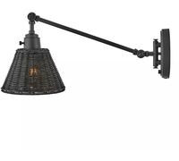 Elstead Lighting Arti lampada da parete 1x60 W nero HK-ARTI-1W-BK-BR