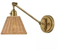 Elstead Lighting Arti lampada da parete 1x60 W ottone HK-ARTI-1W-HB-NR
