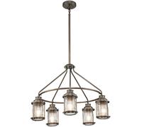 Elstead Lighting Ashland Bay lampada sospesa 5x60 W marrone KL-ASHLANDBAY-5P-BU
