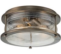 Elstead Lighting Ashland Bay plafoniera per esterni 1x60 W marrone KL-ASHLANDBAY-F-BU
