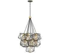 Elstead Lighting Astrid lampada sospesa x60 W oro-marrone HK-ASTRID-11P