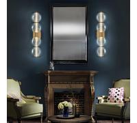 Elstead Lighting Atomo lampada a parete, LED 4 luci, QN-ATOMO-4W-BG, Atomo [Lampade per Interni > Lampade a Parete]
