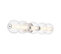 Elstead Lighting Atomo lampada a parete, LED 5 luci, QN-ATOMO-5W-PC, Atomo [Lampade per Esterni > Lampade a Parete]