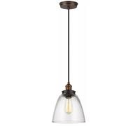 Elstead Lighting Baskin lampada sospesa 1x60 W ottone FE-BASKIN-P-B-BR