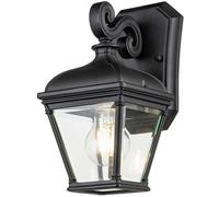 Lanterna Lampada Parete Casa Luce Esterna di Ingresso Vetro Trasparente Classico
