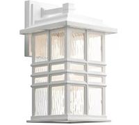 Elstead Lighting Beacon Square lampada da parete per esterni 1x60 W bianco KL-BEACON-SQUARE-M-WHT