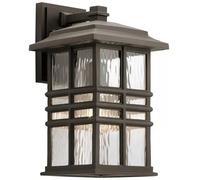 Elstead Lighting Beacon Square lampada da parete per esterni 1x60 W marrone KL-BEACON-SQUARE-M-OZ