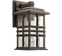 Elstead Lighting Beacon Square lampada da parete per esterni 1x60 W marrone KL-BEACON-SQUARE-S-OZ