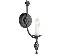 Elstead Lighting Belfry lampada da parete 1x60 W nero BY1-BLACK