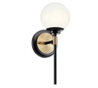 Elstead Lighting Benno lampada a parete, G9, KL-BENNO1-BK-CPZ, Benno [Lampade per Interni > Lampade a Parete]