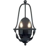 Elstead Lighting Bradbury lampada da parete 2x40 W QZ-BRADBURY2-GK