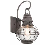 Esterno Luci Vetro Acciaio IP44 E27 Vintage Design Parete Lanterna Haustür Hof