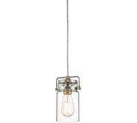 Elstead Lighting Brinley lampada sospesa 1x60 W nichel KL-BRINLEY-MP-NI