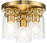 Elstead Lighting Brinley plafoniera 3x60 W ottone KL-BRINLEY-F-BB