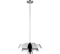 Elstead Lighting Brisbin lampada sospesa 1x60 W nichel FE-BRISBIN-PN