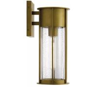 Lampada da Parete Luce per Esterni Vintage H:37,5 CM Glas Alluminio IP44 Ottone