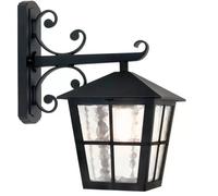 Elstead Lighting Canterbury lampada da parete per esterni 1x60 W nero BL52M-BLACK