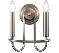 Elstead Lighting Capitol Hill lampada da parete 2x40 W nichel KL-CAPITOL-HILL2-BN