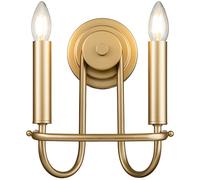 Elstead Lighting Capitol Hill lampada da parete 2x40 W ottone KL-CAPITOL-HILL2-PNBR