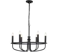 Elstead Lighting Capitol Hill lampada sospesa 6x40 W nero KL-CAPITOL-HILL6-BLK