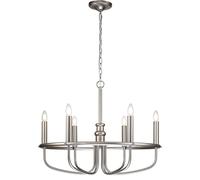 Elstead Lighting Capitol Hill lampada sospesa 6x40 W nichel KL-CAPITOL-HILL6-BN