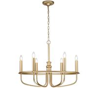 Elstead Lighting Capitol Hill lampada sospesa 6x40 W ottone KL-CAPITOL-HILL6-PNBR