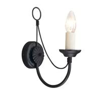 Elstead Lighting Carisbrooke lampada da parete 1x60 W nero CB1-BLACK