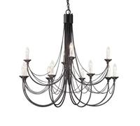 Elstead Lighting Carisbrooke lampada sospesa x60 W nero CB12-BLACK