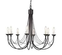 Elstead Lighting Carisbrooke lampada sospesa x60 W nero CB8-BLACK