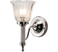 Elstead Lighting Carroll lampada da parete 1x3 W nichel BATH-CARROLL1-PN
