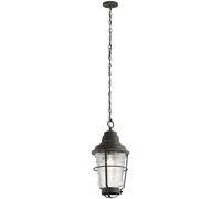 Lampadario Lampada Luce per Esterni Balcone Alluminio Vetro IP44 1 Fiamma E27