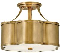 Elstead Lighting Chance lampada da soffitto 2x60 W ottone QN-CHANCE-SF-S-HB