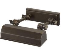 Applique Quadri E Specchi Contemporanea Chawton Acciaio Bronzo Scuro 1 Luce E14