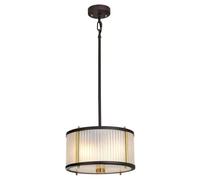 Elstead Lighting Corona lampada sospesa 2x60 W ottone-marrone DL-CORONA-2P-BAB